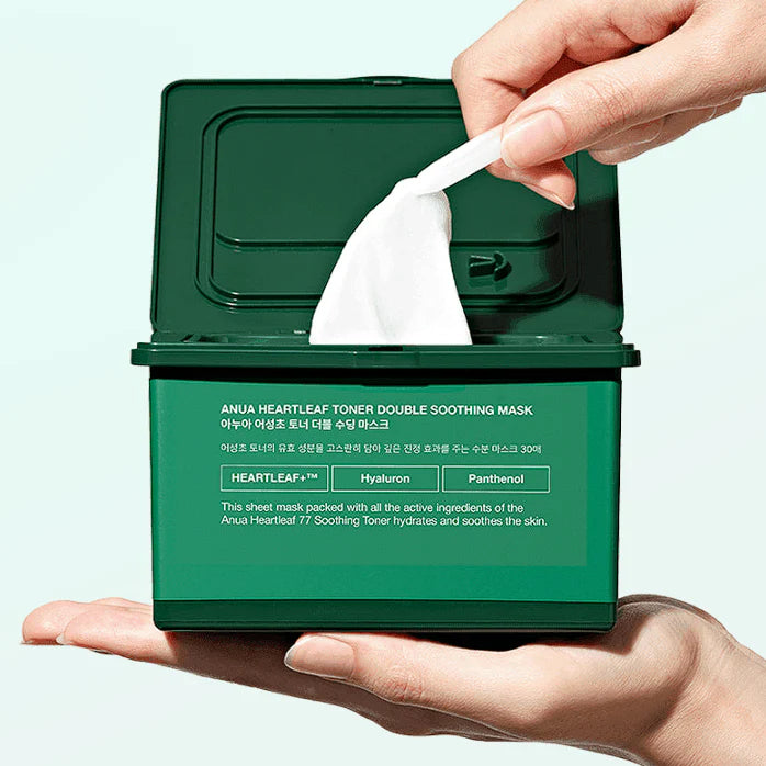 Heartleaf Toner Double Soothing Mask