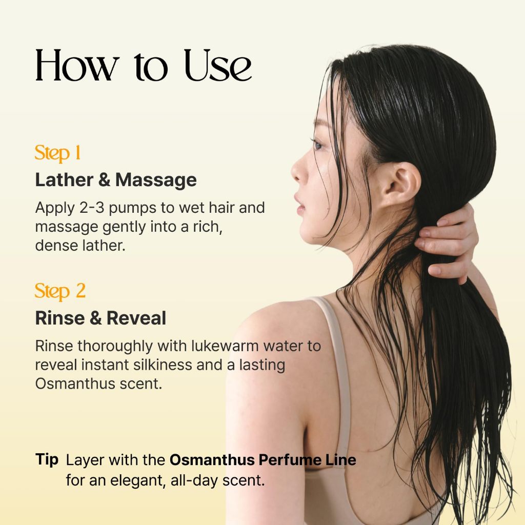 Perfumed Hair Shampoo (La Pitta / Hinoki / Osmanthus)