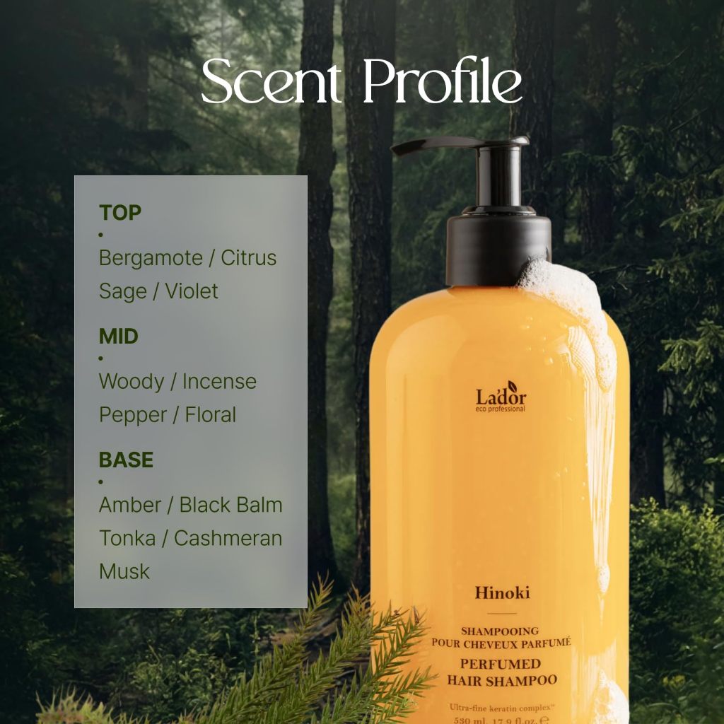 Perfumed Hair Shampoo (La Pitta / Hinoki / Osmanthus)