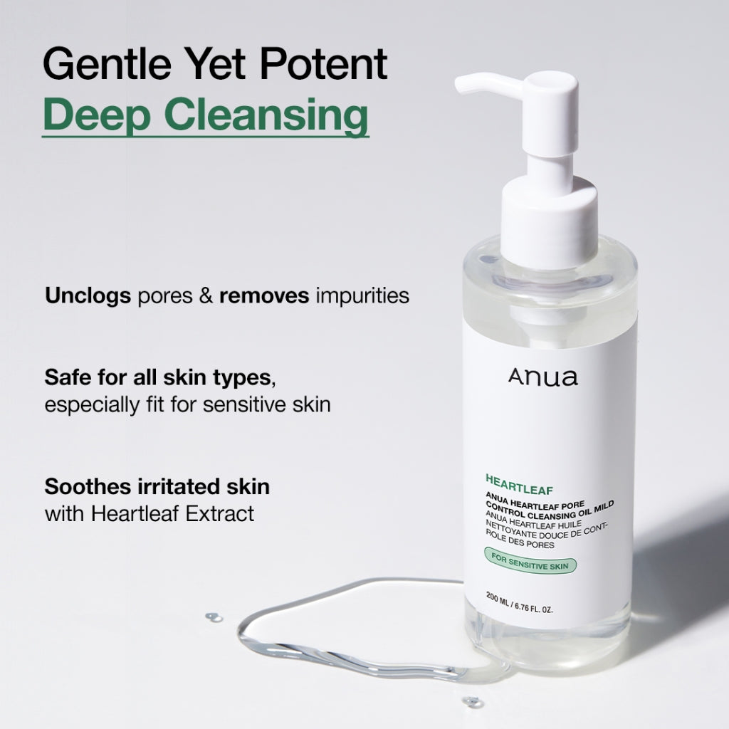 Heartleaf Pore Control Cleansing Oil Mild