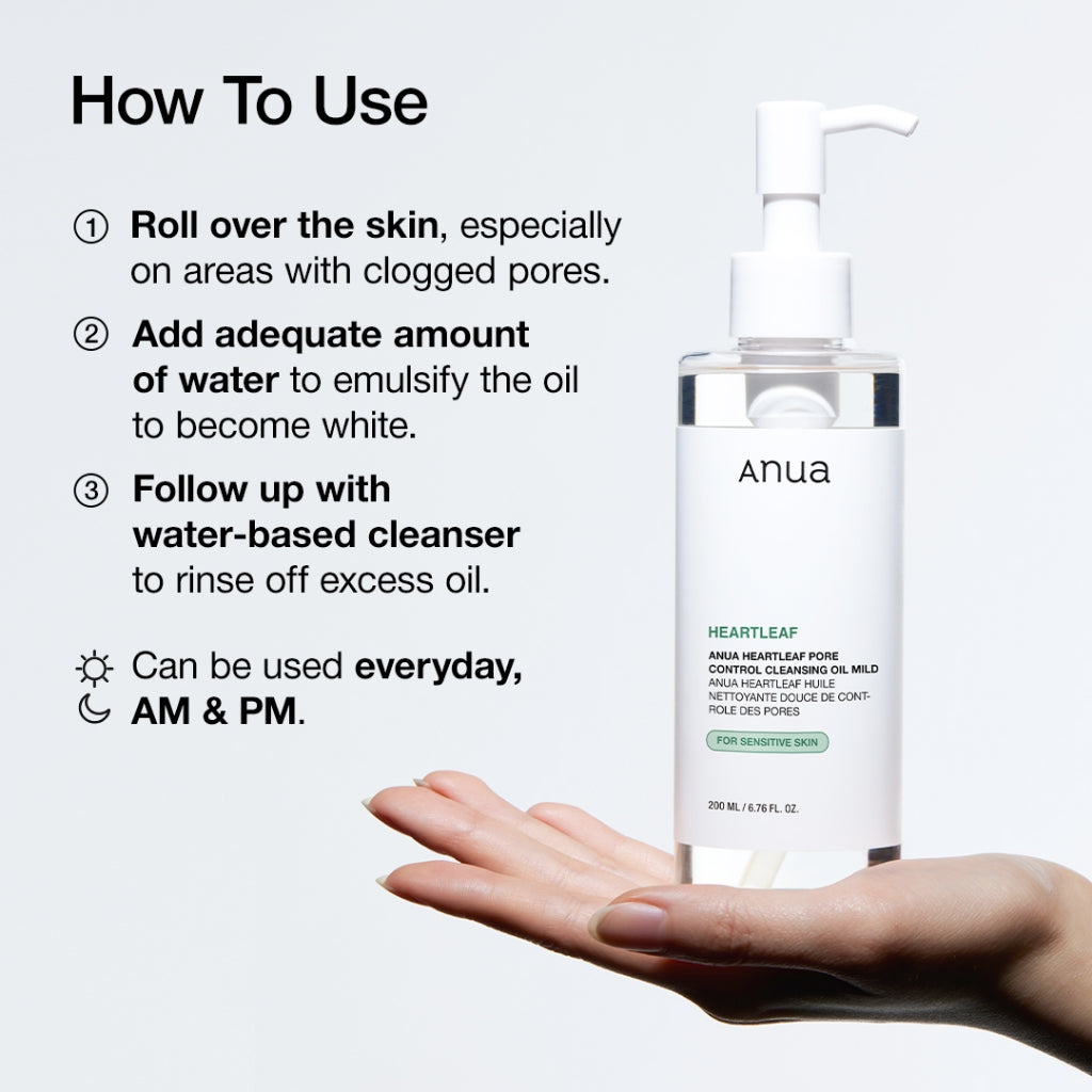 Heartleaf Pore Control Cleansing Oil Mild