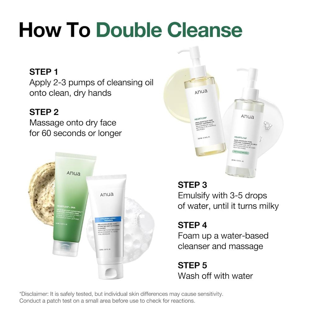 Heartleaf Travel Cleansing Set