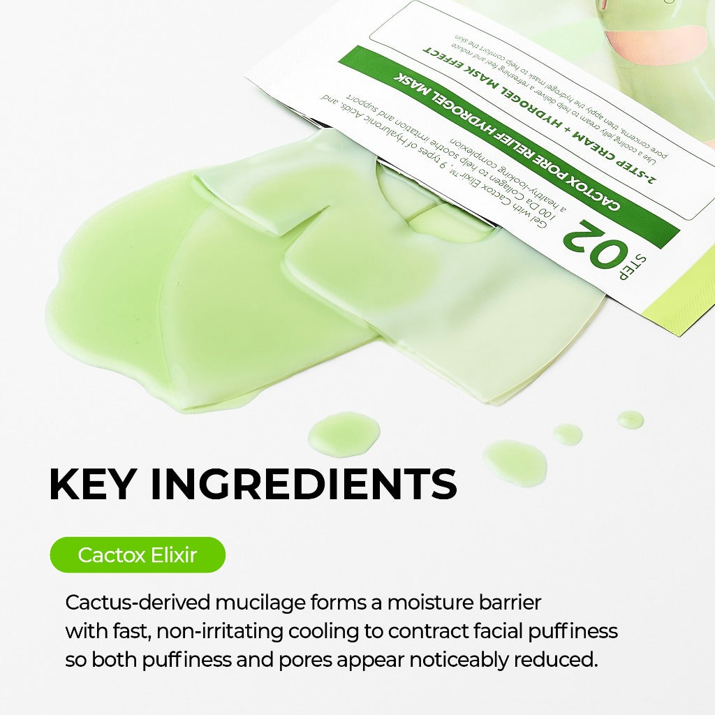 Cactox™ De-Puffing Pore Tox Gel Mask