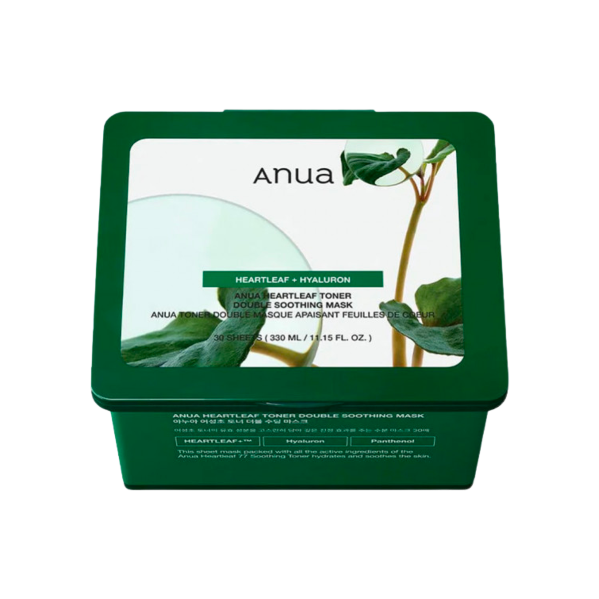 Heartleaf Toner Double Soothing Mask