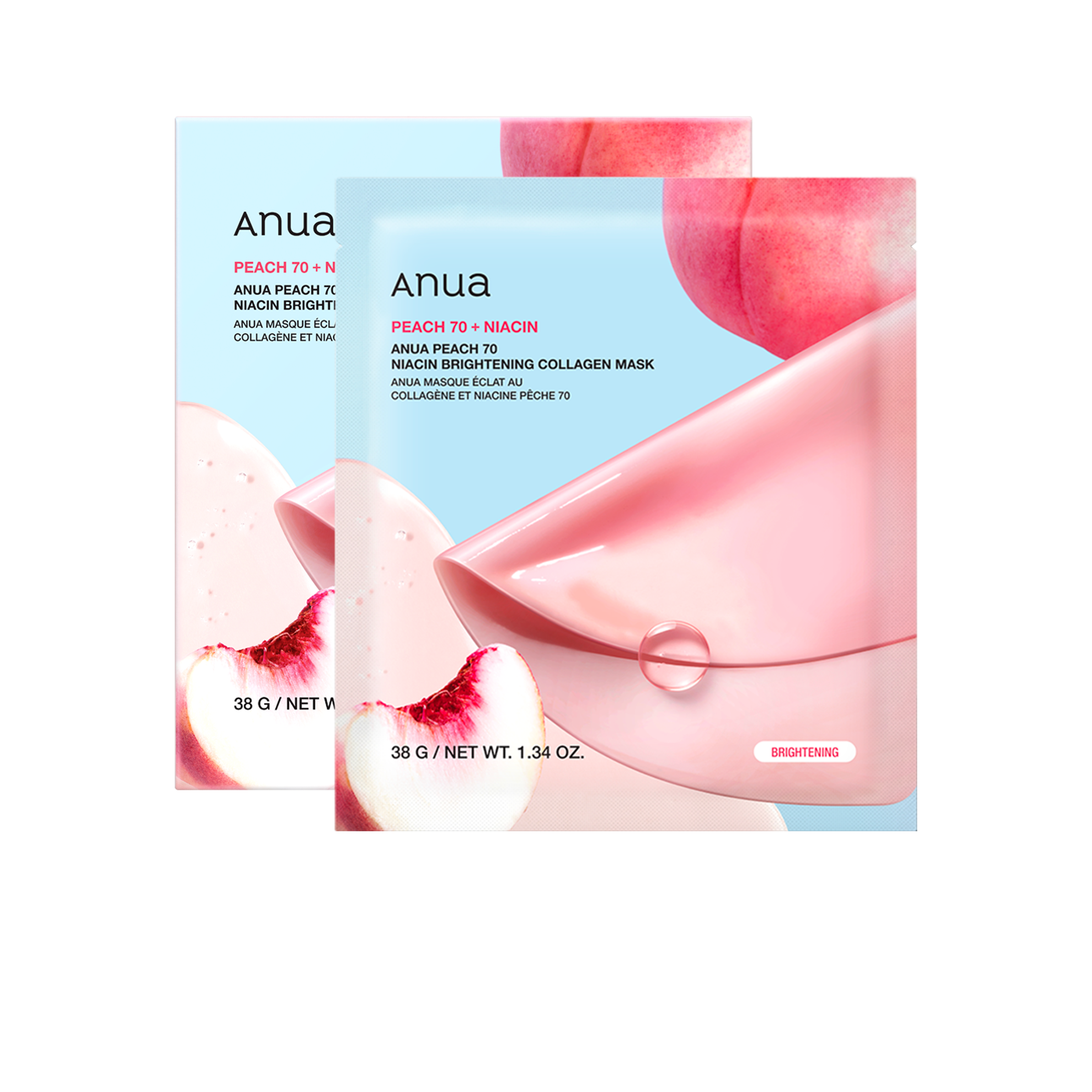 Peach 70 Niacin Brightening Collagen Mask